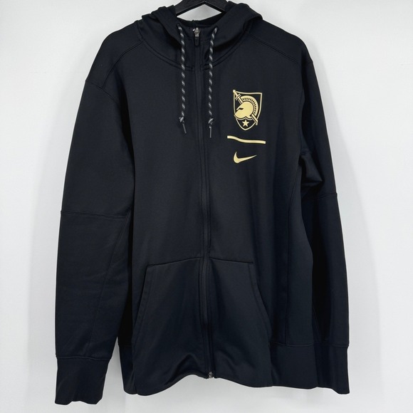 Nike Therma-FIT Black Army West Point Hoodie Full Zip Men's XL Black Knights